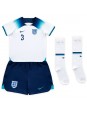 Billige England Luke Shaw #3 Hjemmedraktsett Barn VM 2022 Kortermet (+ Korte bukser)